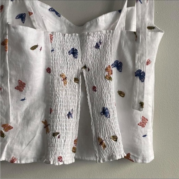 NWOT Reformation Jaxon Linen Top, Size 12 - Picture 3 of 4